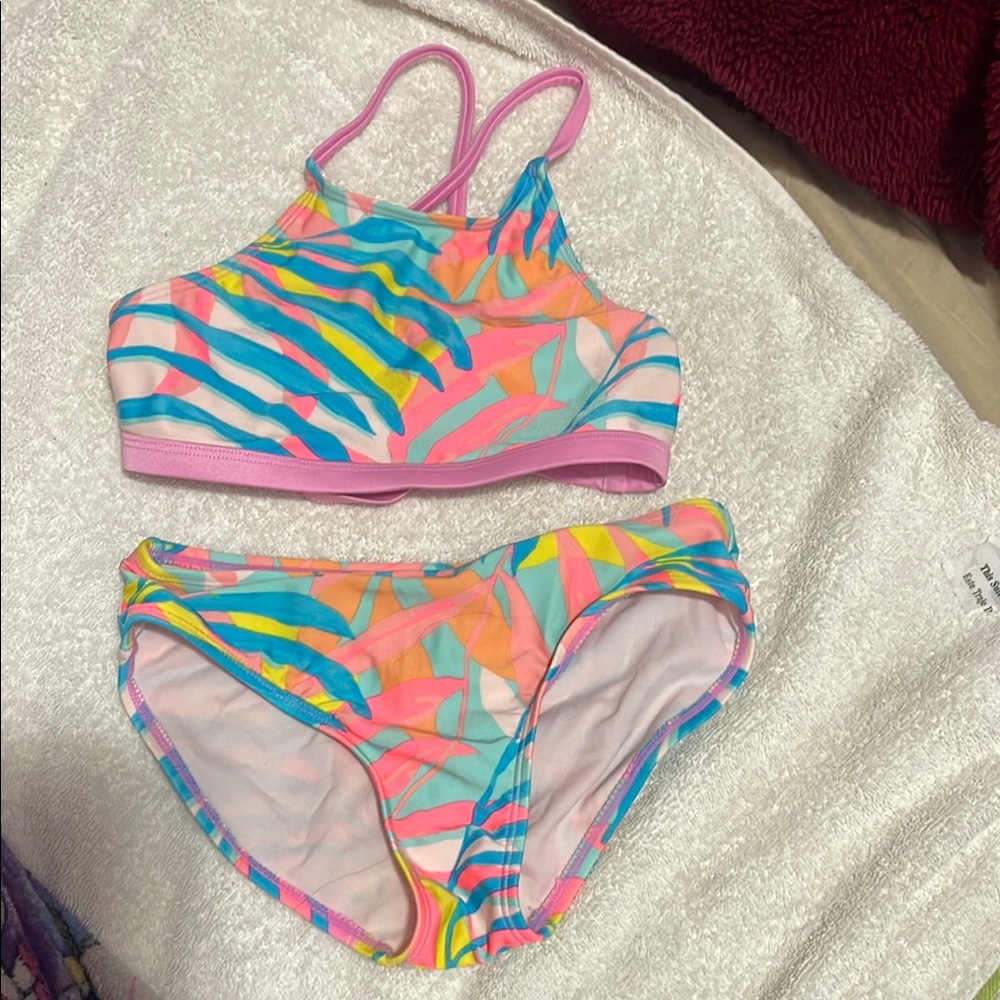 Colorful Kids Swim Bikini Set